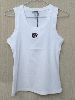 LOEWE white sleeveless vest